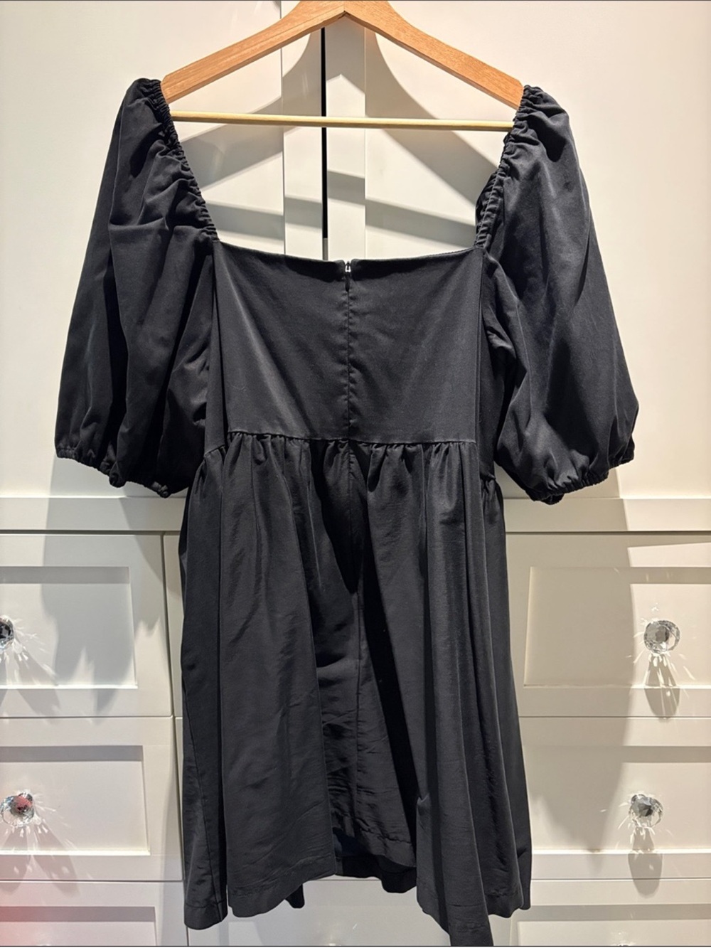 Smash + Tess X Jillian Harris Puff Sleeve Mini Dress Sz L - Picture 3 of 5